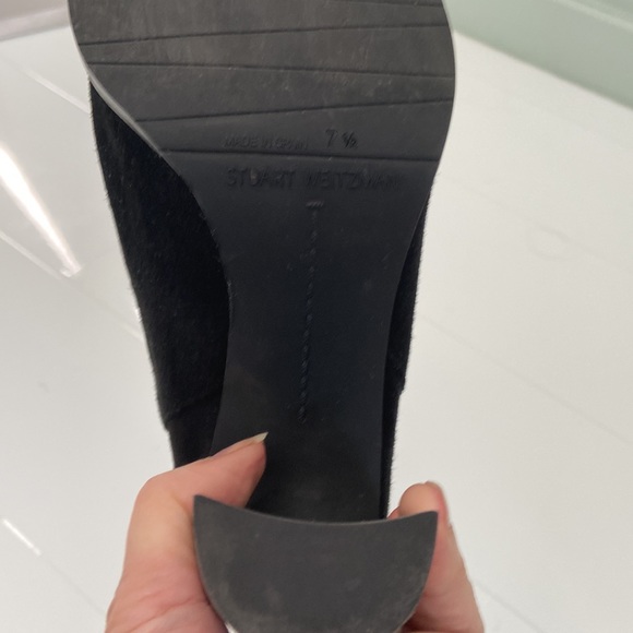 Stuart Weitzman Highjack Suede OTK boot. - Picture 12 of 14